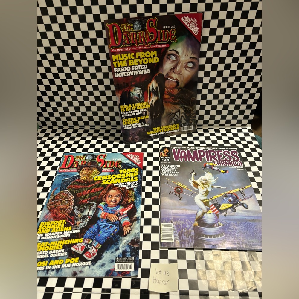Horror Magazine Lot - The Dark Side & Vampiress